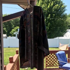 Southwest/Bohemian cardigan shawl